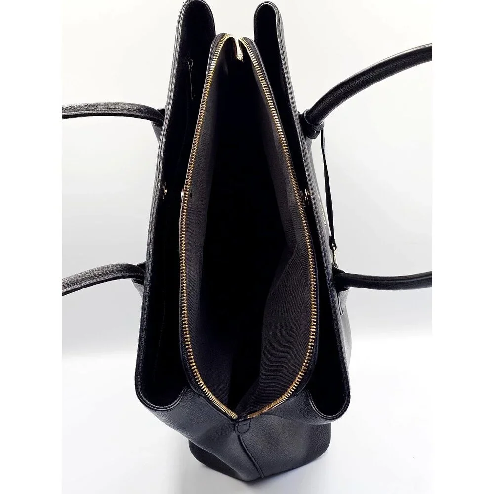 Furla Women's Black Saffiano Leather  Tessa Tote  Shoulder Bag Size Large 2712 - Picture 13 of 16